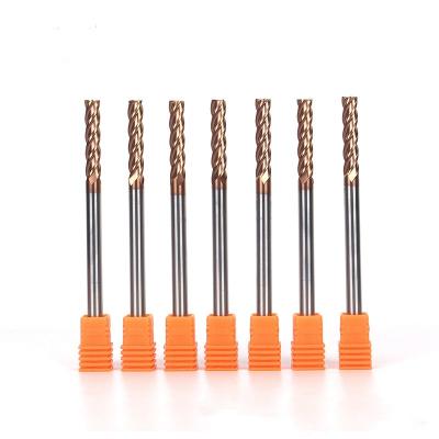 China Metal Machining EJ 6 Flute HRC58 Solid Carbide Roughing Finish Milling Cutter For Metal en venta