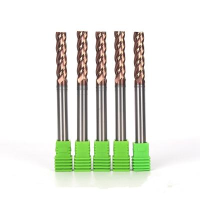 Cina Metal Machining EJ Solid New Design 4 Flutes Flat Carbide End Mill For Stainless Steel in vendita