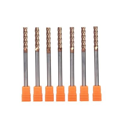 中国 Metal Machining EJ Solid Carbide 2 Cnc Straight Flute Cutter Wood End Mill 販売のため