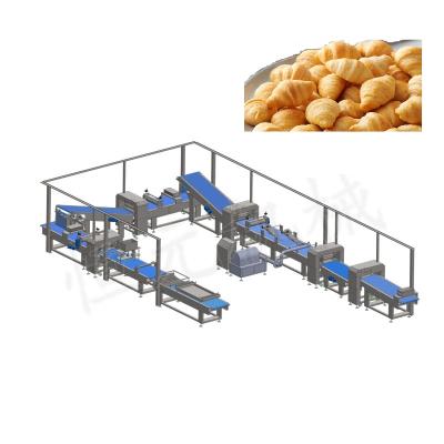 China Factory Use Commercial Croissant Production Line Butter Croissant Making Machine for sale