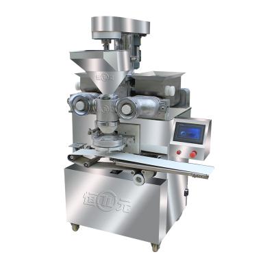 China High efficiency multi function automatic encrusting machine for double cookie mooncake stuffed cookies for sale