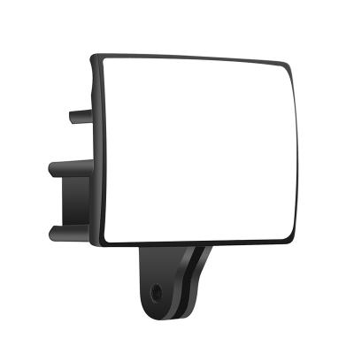 China Easy Mount SUREWO Selfie Vlog Mirror Bracket For Gopro Hero 8 Black /9/7/6/5 Black, Two Cold Shoe For Microphone Vlog Accessory for sale