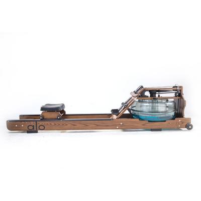 China Universal Wholesale High Quality Fitness Equipment Sports Training Wooden Strength Rowing Machine for sale