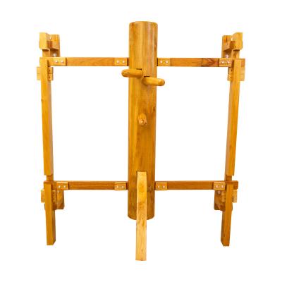 China Martial Arts Studios Sale Promotional Price The Best Solid Wing Chun Wall Mounted Wooden Dummy For Sale for sale