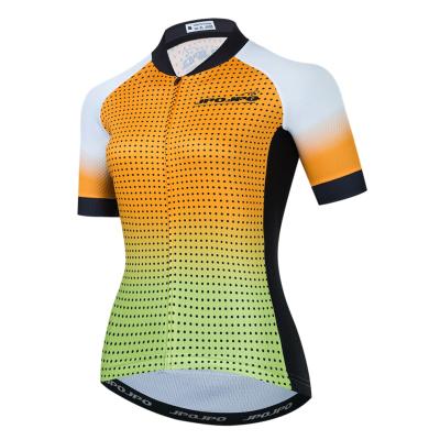 China Breathable Women Cycling Sleeve MTB Bike Jersey Cycling Shorts Summer Cycling Jersey Shirt Bike Wear Tops for sale