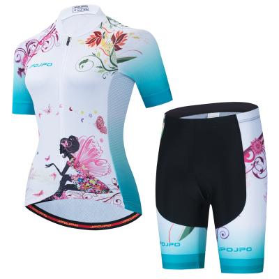 China Breathable Women Cycling Jersey Short Sleeve Bicycle Clothing Tops Bike Shirt Customized Breathable Cycling MTB Jackets for sale