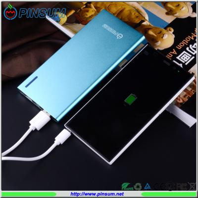 China Li-polymer 8000mAh ultra slim colorfull phone charger for sale