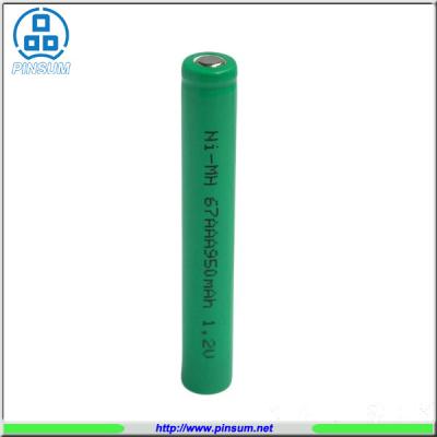 China Ni-MH Rechargeable battery 1. 2V 67AAA950mAh for sale