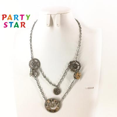 China Wholesale Gear Wing Steampunk Accessories Carnival 2021 Fashion Jewelry Vintage Pendant Necklace for sale