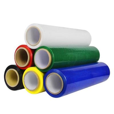 China Moisture Proof China Supply High Quality Machinery Use Pallet Wrap Wrapping With Colored PE Stretch Film for sale