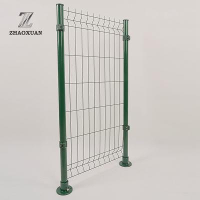 China Easily Assembled Bend Welded Wire 3D Wire Mesh Curved Fence 3D Mesh Curved Fence for sale