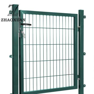 China Small modern iron gate backyard factory price garden gate iron gate design for sale