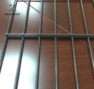 China Easily Assembled Double Welded Wire Mesh 868 2D Panel Cheap Twin Bar Wire Mesh Double Wire Fence for sale