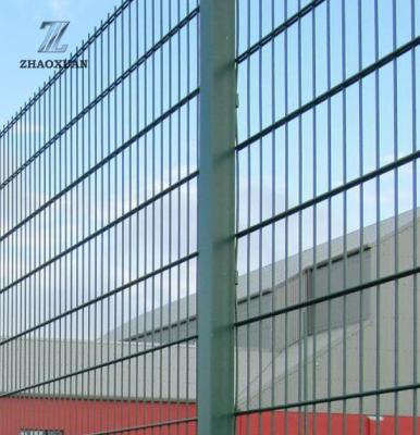 China Easily Assembled Twin Wire Mesh Double Wire Fence Welded Wire Mesh Fence for sale