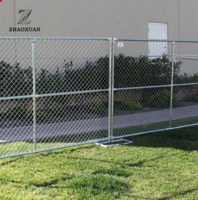 China Easily Assembled Popular Galvanized Temporary Fence Temporary USA Chain Link Fence Construction Fence Panel for sale