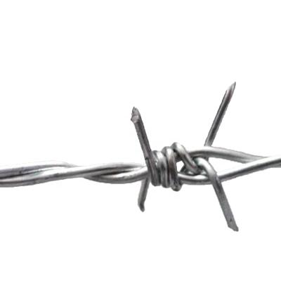 China High Quality Film Residential Safe High Tensile Strength Durable Sharp Electro Galvanized Cheap Barbed Wire For Security Systems for sale