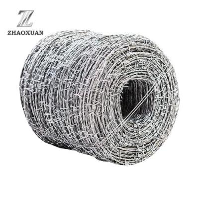 China Factory Supplier Farm Residential Private Metal Twisted Weaving Galvanized PVC Coated Barbed Wire Fencing Wholesale Used For Security Area for sale