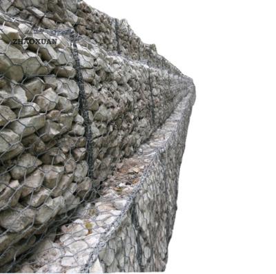 China Easily Assembled Gabion Box Galvanized Stone Cage Basket Gabion Box Gabion Wire Mesh for sale