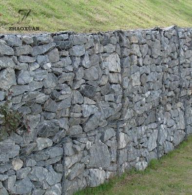 China Easily Assembled Gabion Box PVC Coated Gabion Wholesale 80*100mm Cages Gabion Box for sale