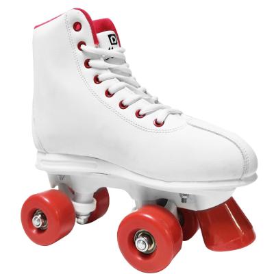 China Professional 82A PU Speed ​​Ladies Heel Roller Skate Low Rolls Quad Four Hard Wheels Inline Skates For Adults for sale