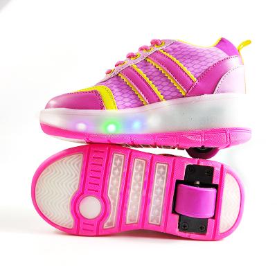 China Sports Kids Active Cheap Heely Wheel One Sneaker Kids Land Roller Skate Running Shoes For Girls Boys for sale