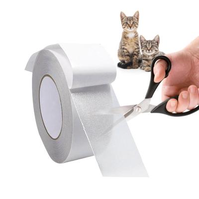 China ANTI-STATIC Anti-Scratch Double Sided Cat Training Tape Sticky Tape Large For Couches Door Pet Cats Protector Guard for sale