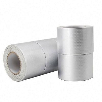 China Wholesale Heat Resistant Leak Repair Insulation Roof Tape Butyl Rubber Aluminum Foil Waterproof Sealing Tape for sale