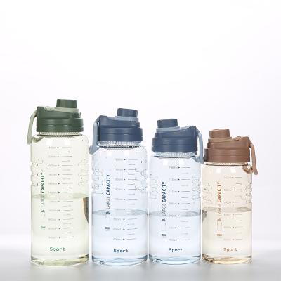 China 2600ml sports casual outdoor portable leak-proof plastic water cup custom large capacity logo sports water bottle for sale