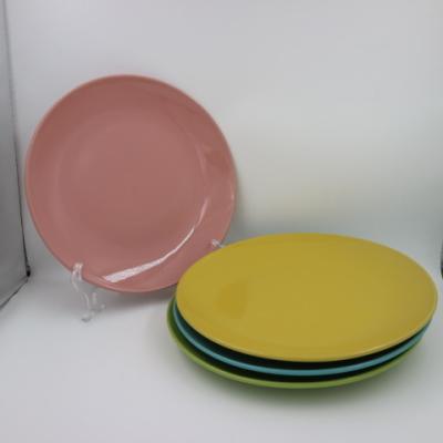 China Sustainable Colorful Ceramic Luster Dinnerware Dish for sale