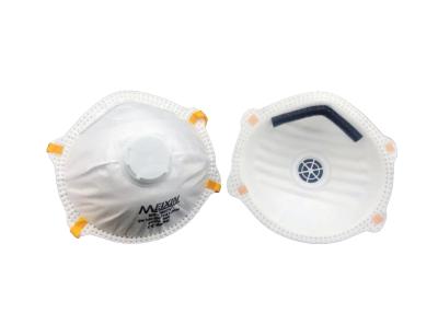 China FFP2V Standard Disposable Dust Mask , Single Use Breathing Mask For Dust for sale