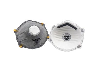 China Gray FFP2 Respirator Mask , FFP2V Face Mask For Dust Protection for sale