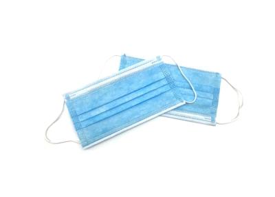 China Comfortable Hygienic Face Mask Blue Color With Easy Breathing Valve for sale