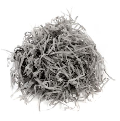 China 30g/bag 100% Recyclable Stock Shredded Paper Filling Eco Friendly And Biodegradable Cut Raffia Box Filler for sale