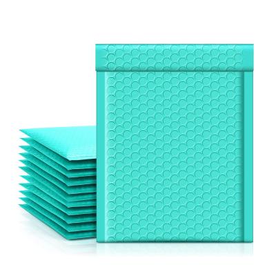 China Teal Bubble Poly Strong Adhesive Padded Mailers Mailing Mailing Envelopes Waterproof Self Seal Adhesive Mailing Bags for sale