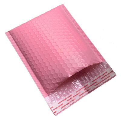 China Custom Cheap Bubble Mailer Bubble Mailer Bag Poly Bags Padded Envelopes Pink 6X10 Matte Baby Pink Shipping Bags for sale