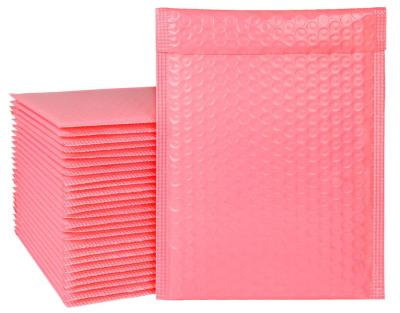 China Clear Pink Mailing Packaging Amazon Success Bubble Mailer Customized Wholesale Bubble Mailer Pink Padded Envelopes For Clothing Mailing Bags for sale