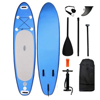 China Water Sport Customized Design 12ft Paddle Board With Fins+Leashes+Board Bags+Paddles+Pump for sale