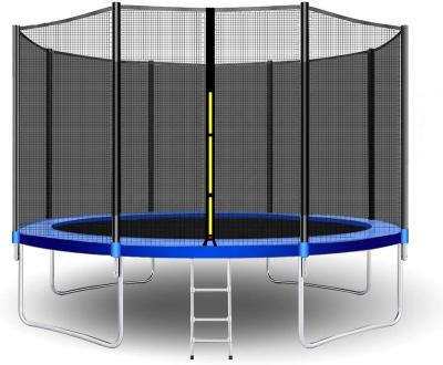 China Wholesale E-commerce Child Trampoline 12ft 14ft Jumping Trampoline Eco-friendly Big 16ft Set For Kids for sale