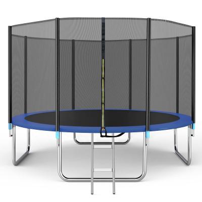 China OEM Wholesale 12FT 14FT Eco-friendly Custom Outdoor Jumping Trampoline Large Bounce Trampoline Set for sale