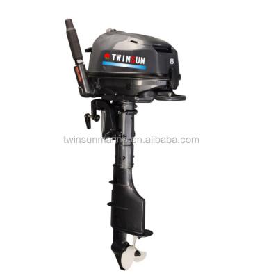 China Yacht TWINSUN 4 Stroke Outboard Engine 8 Hp Engine Out Edge 8hp Zodiac Boat Outboard Motor for sale