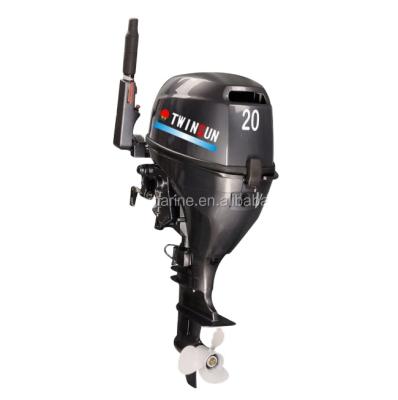 China Marine Power TWINSUN Boat Motor 4 Stroke Outboard Engine 20hp Motor For Aluminum Inflatable Fishing Boat for sale