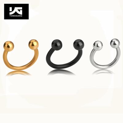 China CLASSIC Custom Multi Color Fashion Jewelry Nose Septum Rings Body Piercing Jewelry for sale