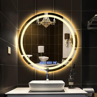 China Magnifying Waterproof LED Bathroom Mirror With Touch Sensor for sale