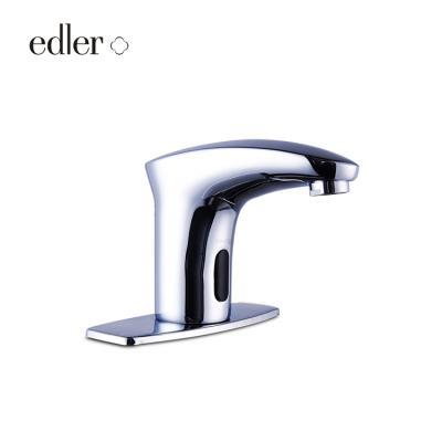 China Sense Faucets Deck Mounted Brass Automatic Sensor Basin Water Faucet Kitchen Faucet Sink Faucet for sale