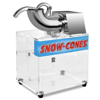 China Hotel full stainless steel snow cone vending machine/electric snowflake block ice shaver snow cone machine for sale