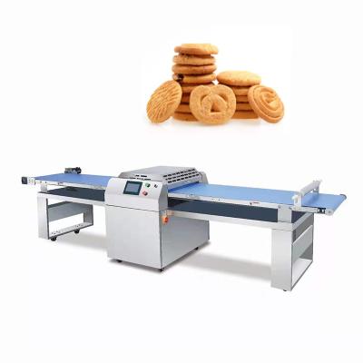 China Snack Factory Commercial Kitchen Equipment Continuous Automatic Baking Cutting Machine for sale