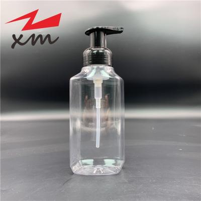 China New Shape Home-Cleaning Foam Pump Bottle 40/400 Shampoo Lotion Pump Bottle 350ml Foam Rhomboid Pump Bottle zu verkaufen