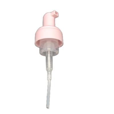 China Hand Saop In Running Hand Soap Dispenser Foamer Pump Foaming Cap 40/410 Pink Plastic Foam Pump zu verkaufen