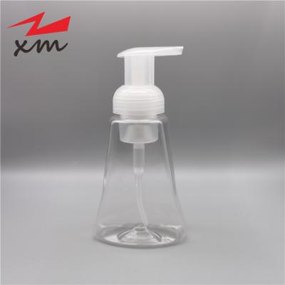 China New 40/400 Shape PETG Hand Wash Bottle Lotion Pump Bottle 250ml Foam Pump Cleaning Bottle zu verkaufen