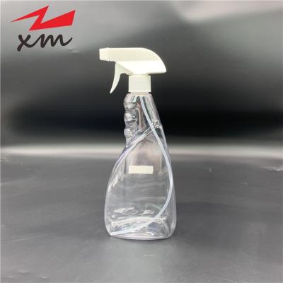 China Hand Saop Clear Fine Mist Trigger Sprayer Bottle 750ml Trigger Spray Plastic Cleaning Bottle For Liquid Detergent for sale